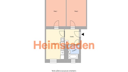 Pronájem bytu 2+1 47 m², Ostrava-Mor.Ostrava - Ostrava - Moravská Ostrava