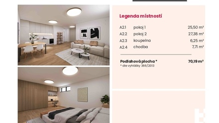 Prodej apartmánu 70 m², Kolín