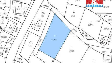 Prodej stavebního pozemku 882 m², Rynoltice
