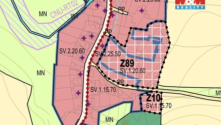 Prodej stavebního pozemku 882 m², Rynoltice