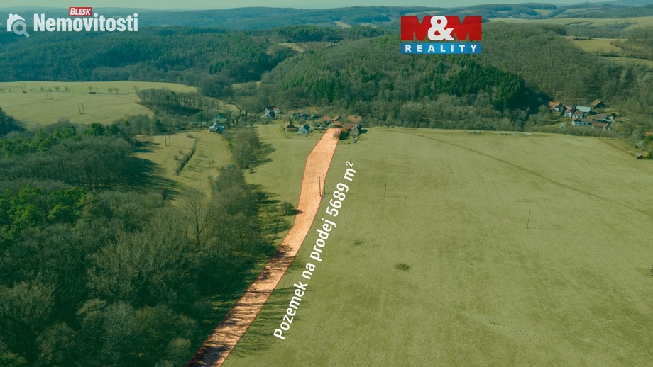 Prodej stavebního pozemku 5 689 m², Rudimov