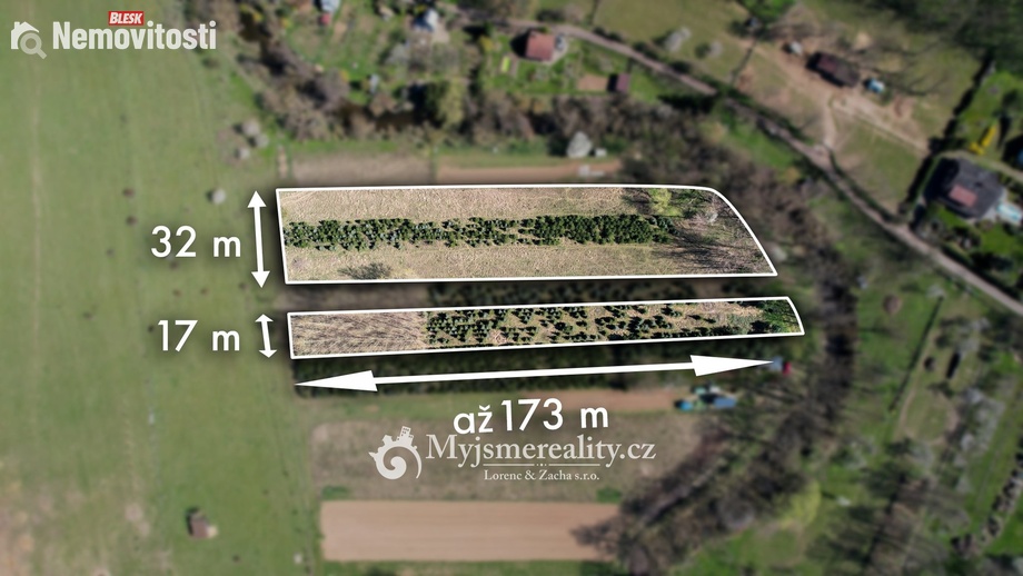 Prodej specifického pozemku 8 172 m², Znojmo - Oblekovice