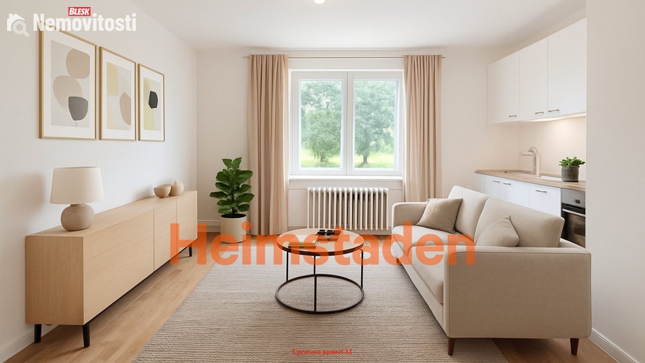 Pronájem bytu 1+kk 21 m², Karviná-Nové Město - Karviná - Nové město