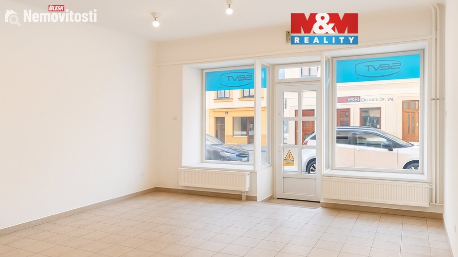 Pronájem obchodního prostoru 65 m², České Budějovice