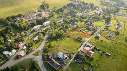 Prodej stavebního pozemku 1 098 m², Křižany