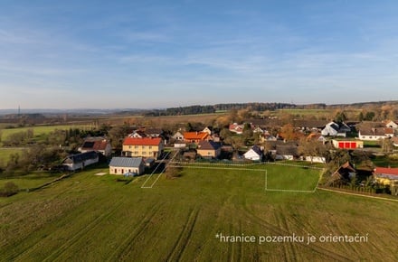 Prodej stavebního pozemku 1 151 m², Opařany - Skrýchov u Opařan