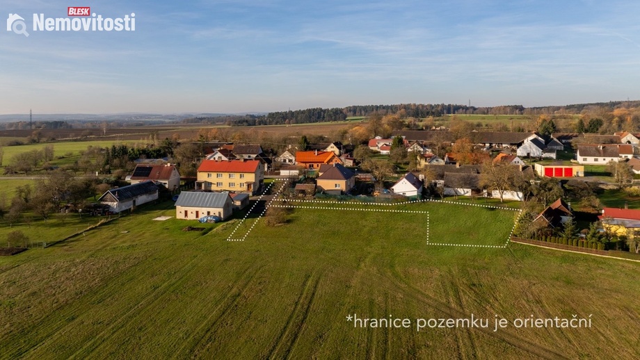 Prodej stavebního pozemku 1 151 m², Opařany - Skrýchov u Opařan