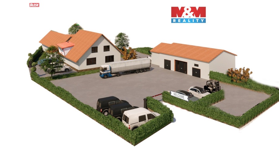 Prodej skladu 400 m², Čakov