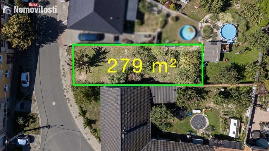 Prodej stavebního pozemku 279 m², Prostějov