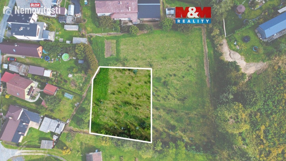 Prodej stavebního pozemku 1 256 m², Nový Malín