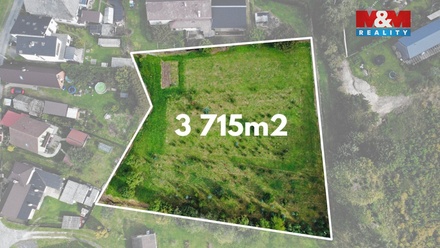 Prodej stavebního pozemku 3 715 m², Nový Malín