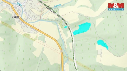 Prodej lesa 10 226 m², Lužná