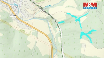 Prodej lesa 10 226 m², Lužná