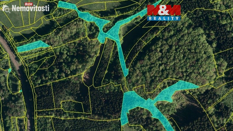 Prodej lesa 10 226 m², Lužná