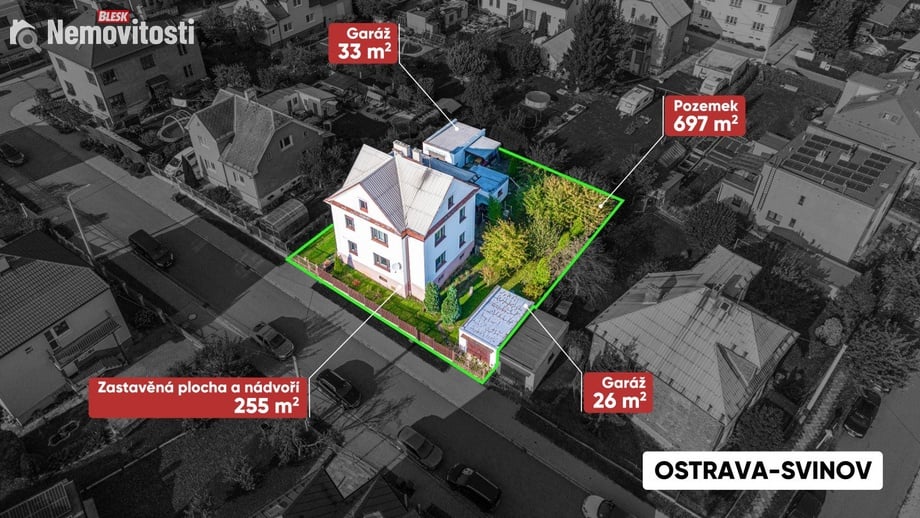 Prodej rodinného domu 350 m², Ostrava - Svinov