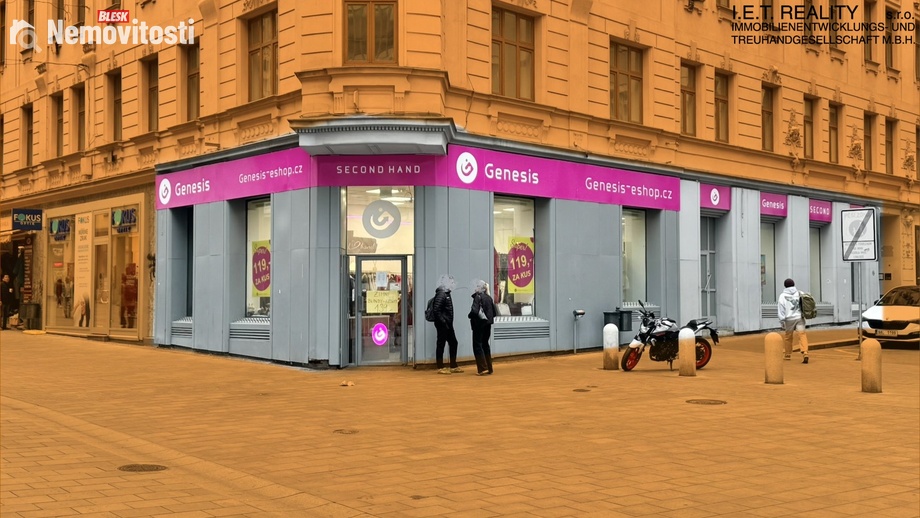 Pronájem obchodního prostoru 128 m², Brno-město