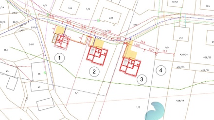 Prodej stavebního pozemku 1 193 m², Lesnice