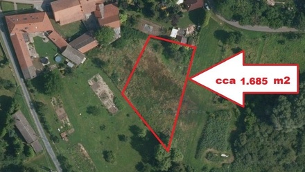 Prodej zahrady 1 685 m², Lutopecny - Měrůtky
