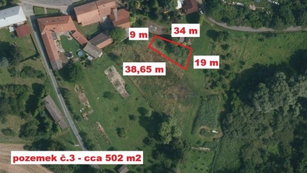 Prodej zahrady 1 685 m², Lutopecny - Měrůtky