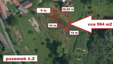 Prodej zahrady 1 685 m², Lutopecny - Měrůtky