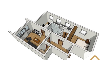 Prodej bytu 2+1 55 m², Tanvald