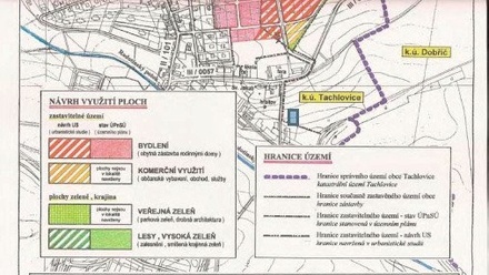 Prodej komerčního pozemku 36 987 m², Tachlovice
