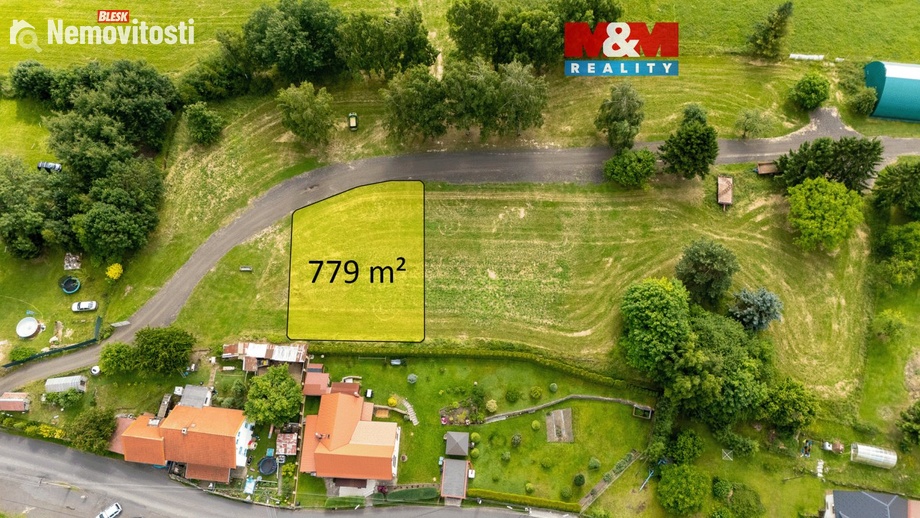 Prodej stavebního pozemku 779 m², Dobrná