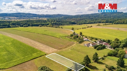 Prodej stavebního pozemku 2 696 m², Albrechtice nad Vltavou