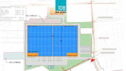 Prodej komerčního pozemku 39 558 m², Duchcov