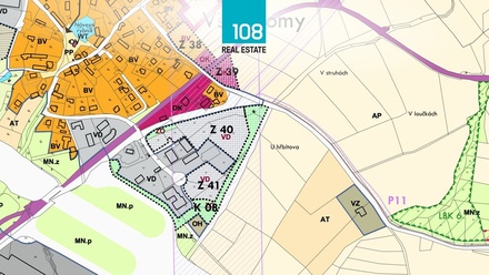 Prodej komerčního pozemku 7 647 m², Strančice - Všechromy