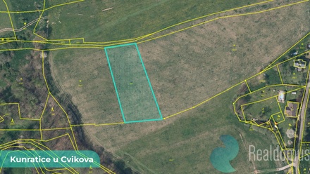 Prodej louky 4 157 m², Kunratice u Cvikova