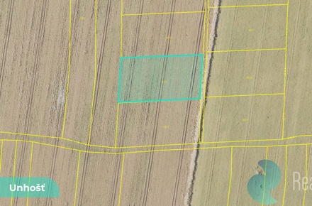 Prodej pole 1 581 m², Unhošť