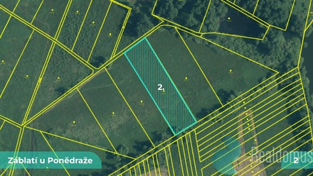 Prodej pole 4 195 m², Záblatí