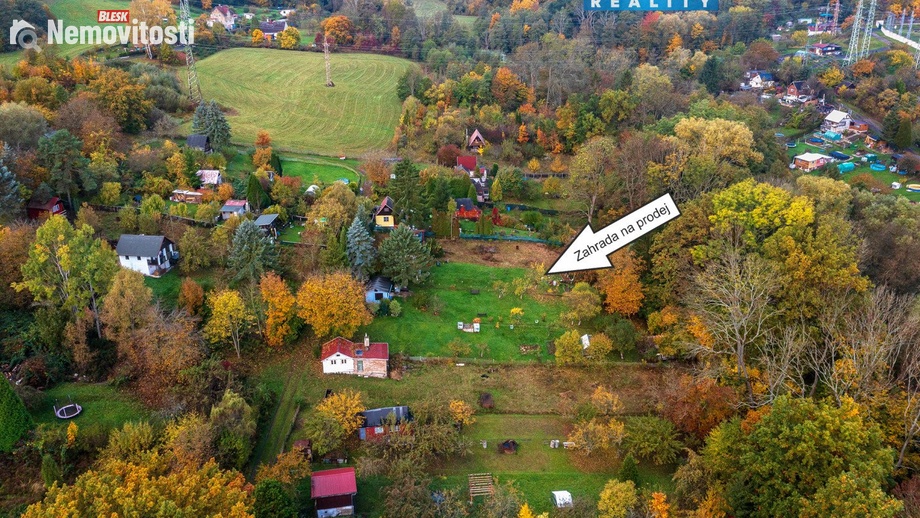 Prodej zahrady 634 m², Děčín