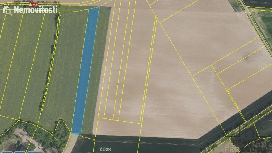 Prodej pole 10 902 m², Miskovice - Bylany u Kutné Hory