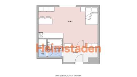 Pronájem bytu 1+kk 25 m², Frýdek-Místek