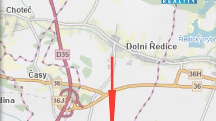 Prodej pole 7 125 m², Dolní Roveň
