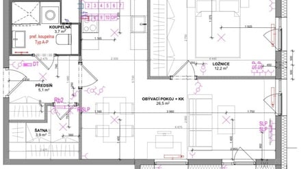 Pronájem bytu 2+kk 60 m², Praha 10