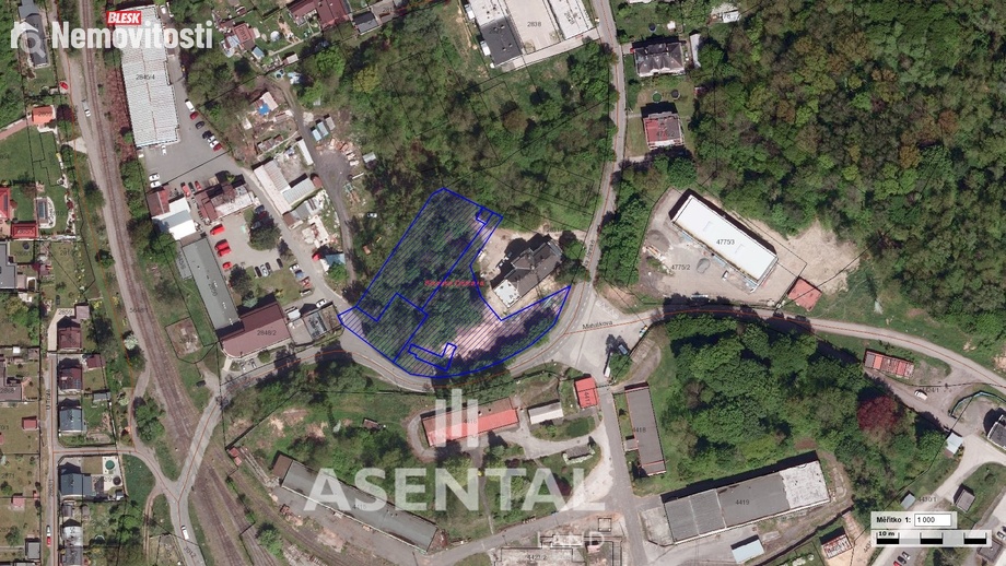 Prodej stavebního pozemku 4 449 m², Ostrava - Slezská Ostrava