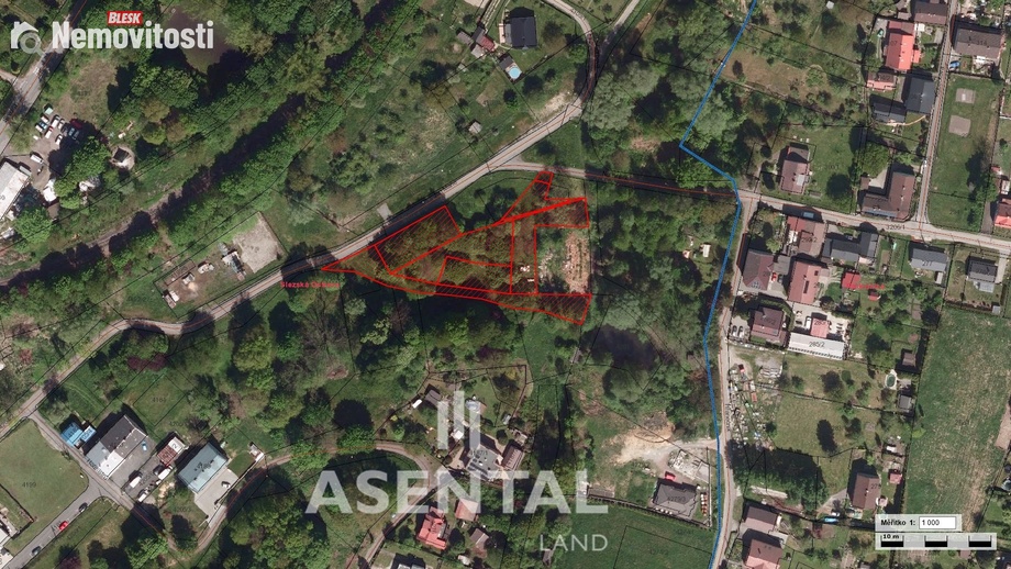 Prodej stavebního pozemku 3 381 m², Ostrava - Slezská Ostrava