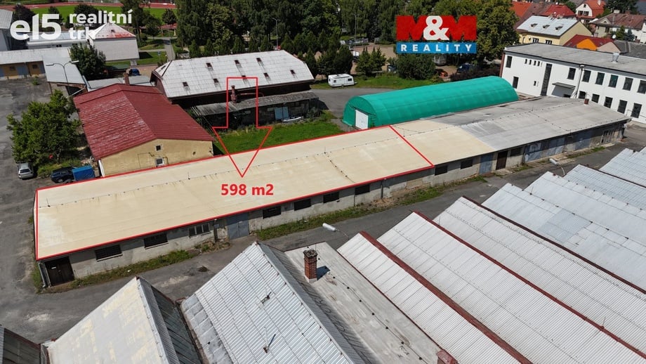 Pronájem skladu 598 m², Svitavy