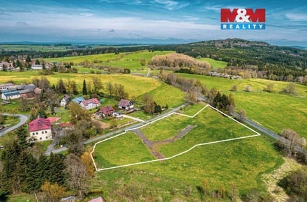 Prodej stavebního pozemku 10 834 m², Zádub-Závišín