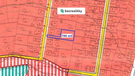 Prodej stavebního pozemku 788 m², Krušovice