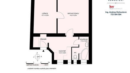 Prodej bytu 2+1 63 m², Tábor