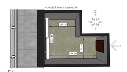 Pronájem kanceláře 10 m², Brno-střed