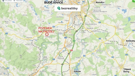 Prodej stavebního pozemku 1 400 m², Vrábče