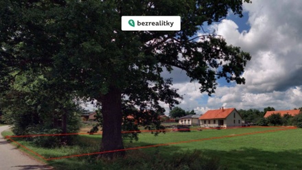 Prodej stavebního pozemku 1 400 m², Vrábče