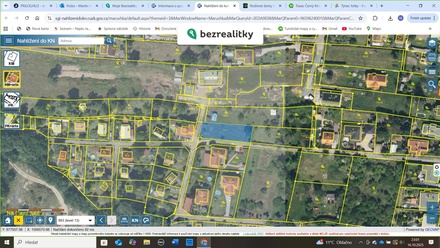 Prodej stavebního pozemku 644 m², Týnec nad Labem