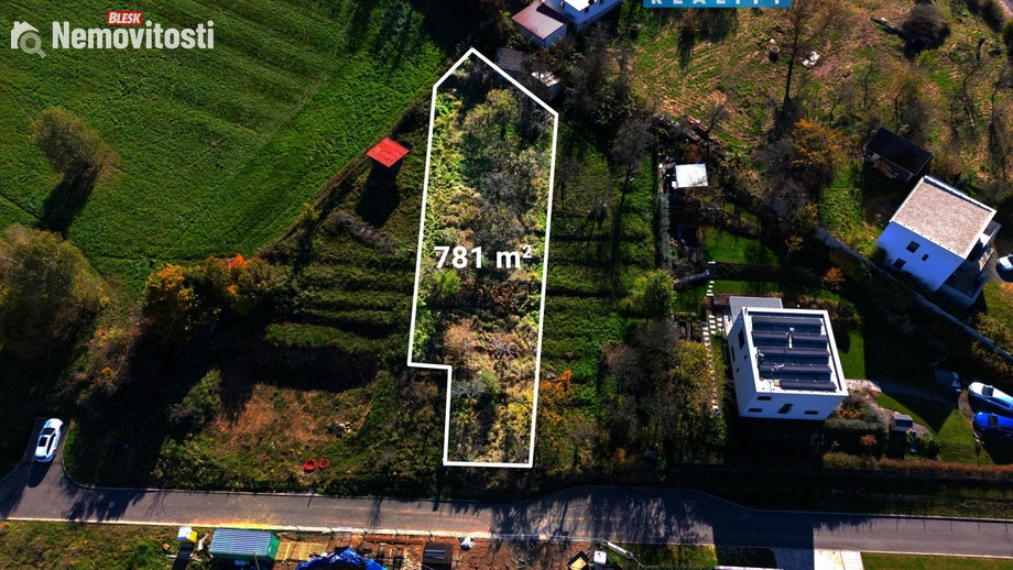 Prodej stavebního pozemku 781 m², Zlín