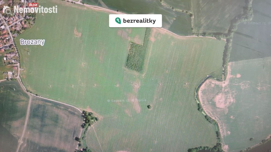 Prodej pole 16 294 m², Staré Hradiště - Brozany nad Labem